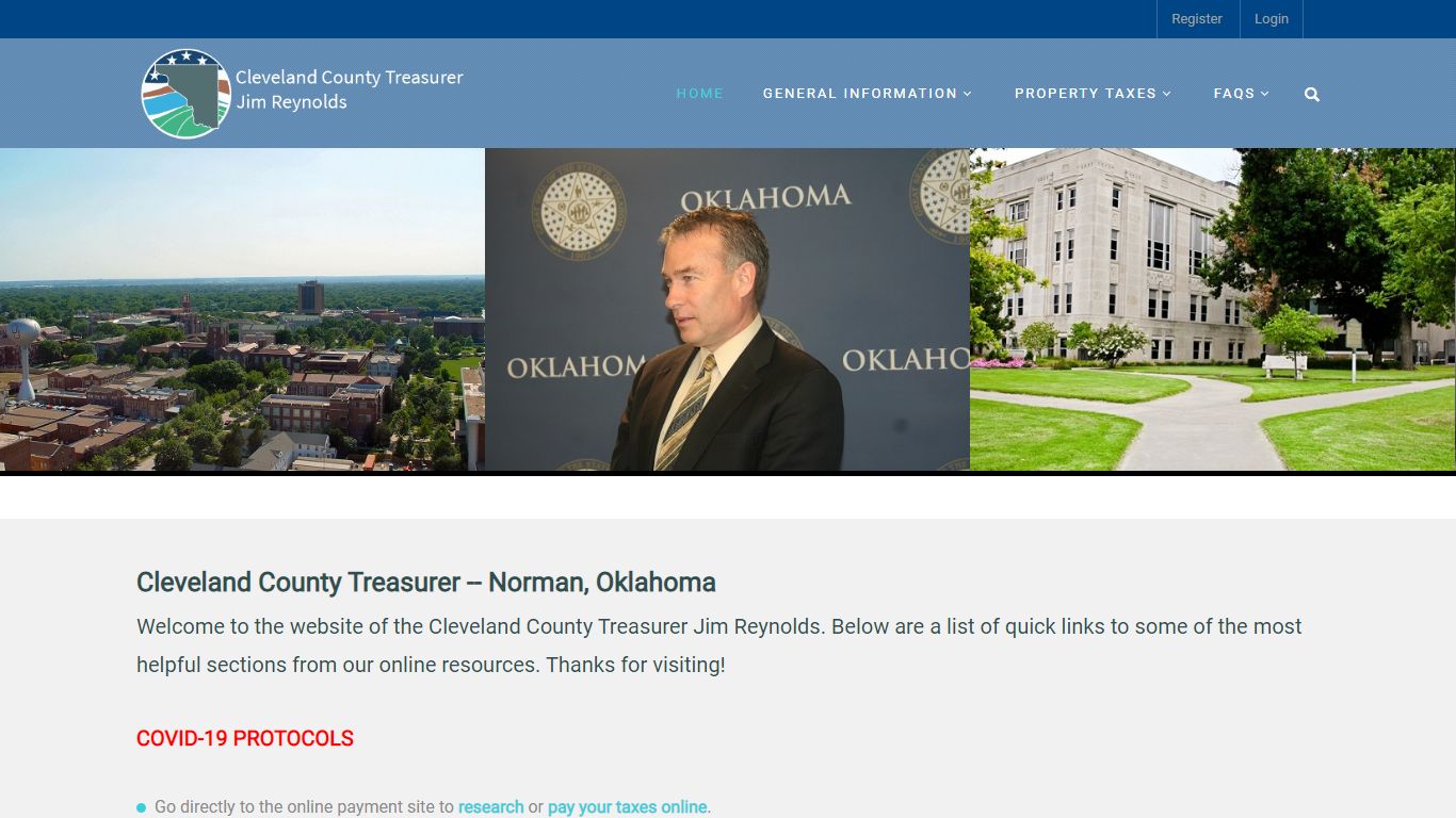 Cleveland County Treasurer -- Norman, Oklahoma